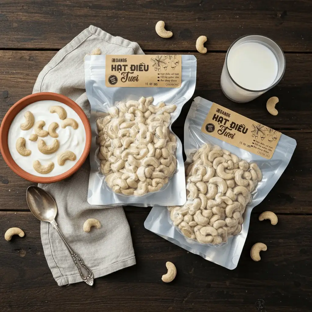 Vacuum-Packed Fresh Cashews 500g - Image 3