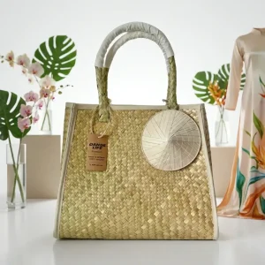 Set túi nàng thị + nón lá size 27x32cm