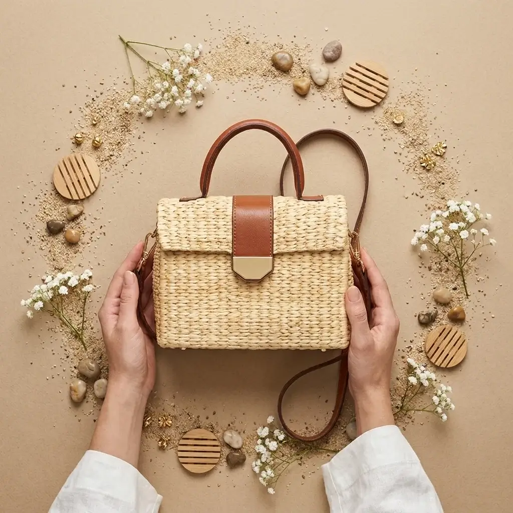 Cattail Bag 11 - size 21x17x7 cm - Image 2